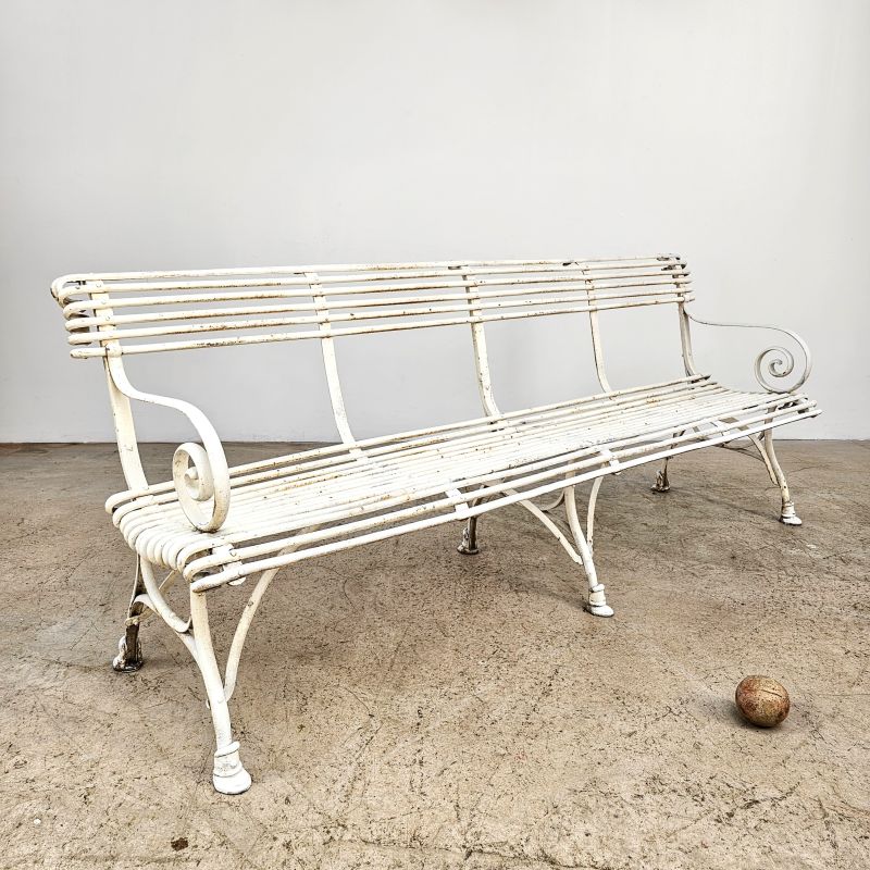 Grand banc de jardin d'Arras fin 19ème