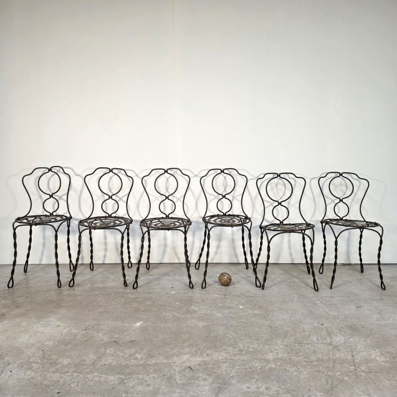 Série de 6 chaises Vachon XIXème