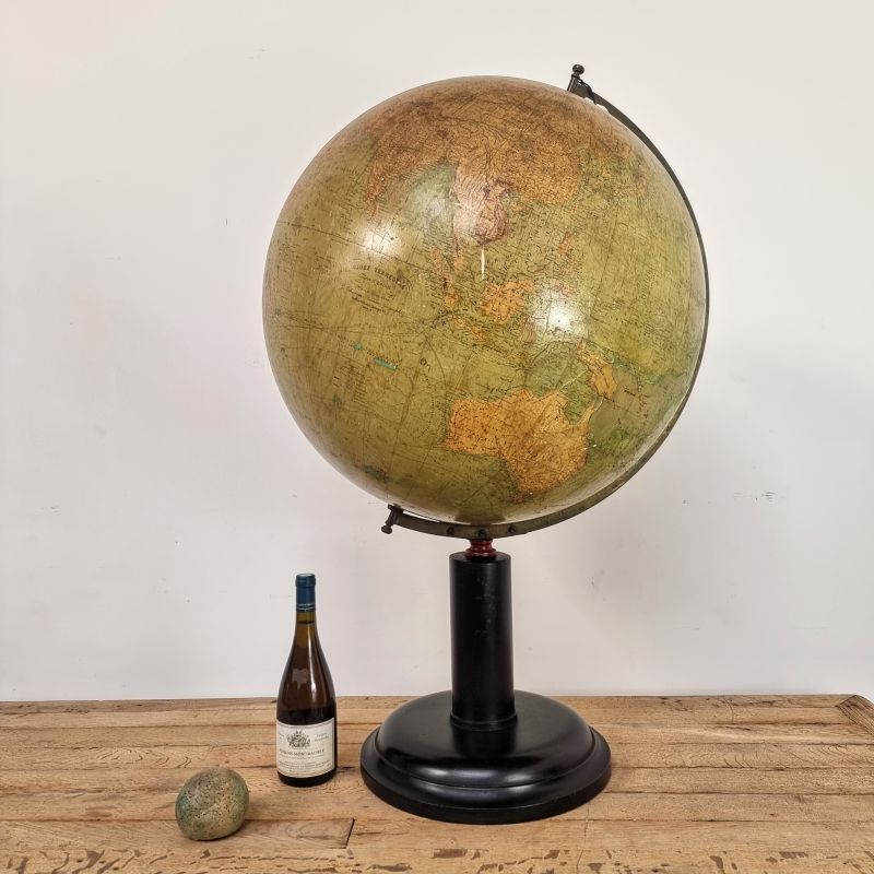 Impressive 19th eath globe, Napoleon III pediod, Maison Thomas Paris
