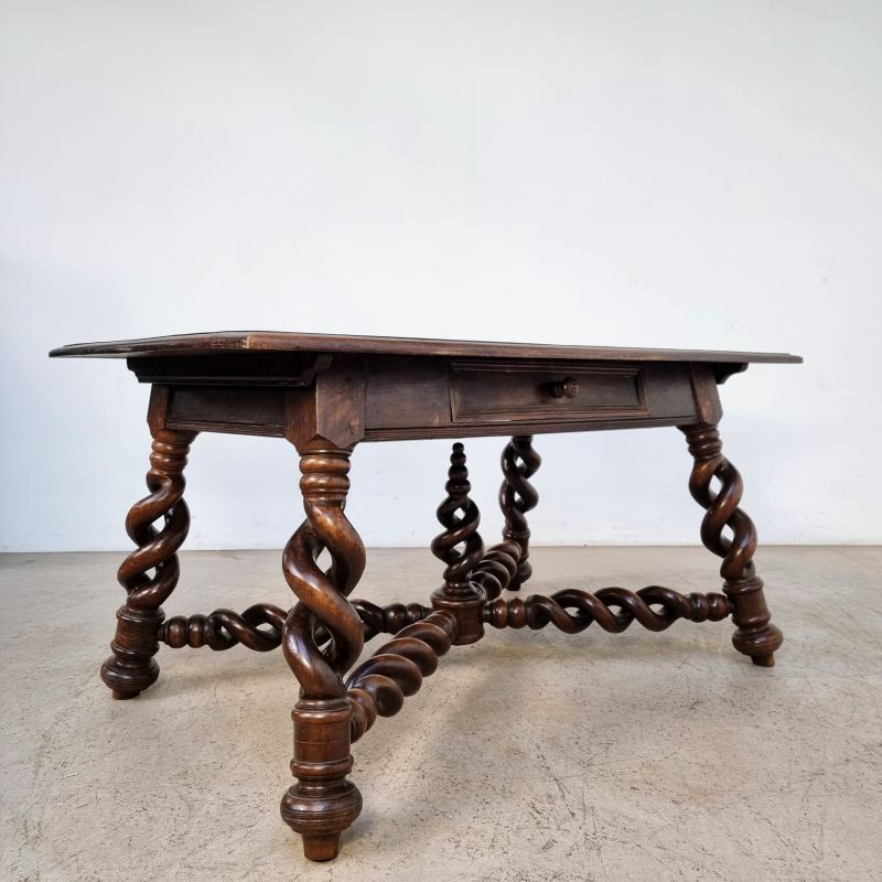Swiss walnut tree table