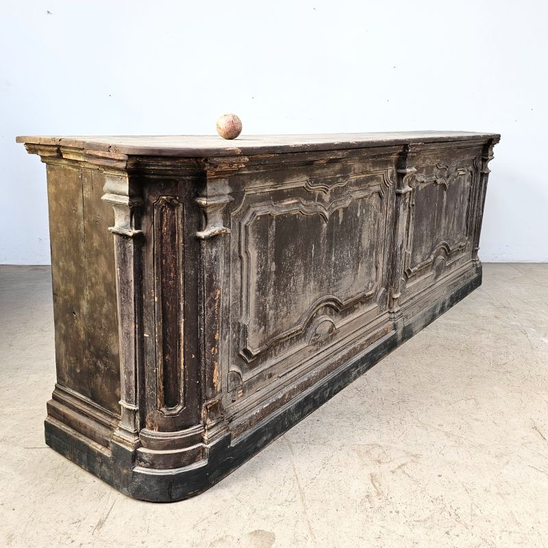 Exceptional 19th coffee counter