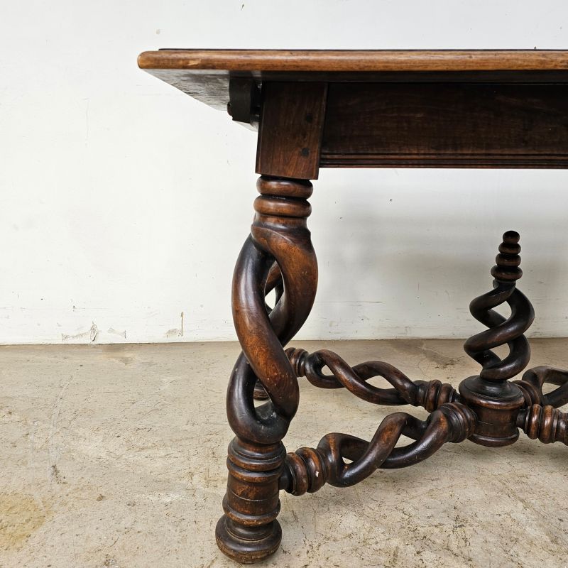 Late 19th Century French 'Barley Twist' End Table. Alternate view