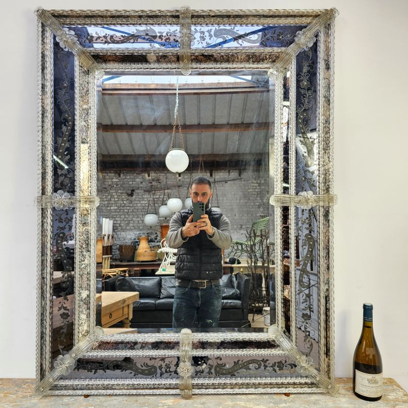 Huge & beautiful Venitian mirror