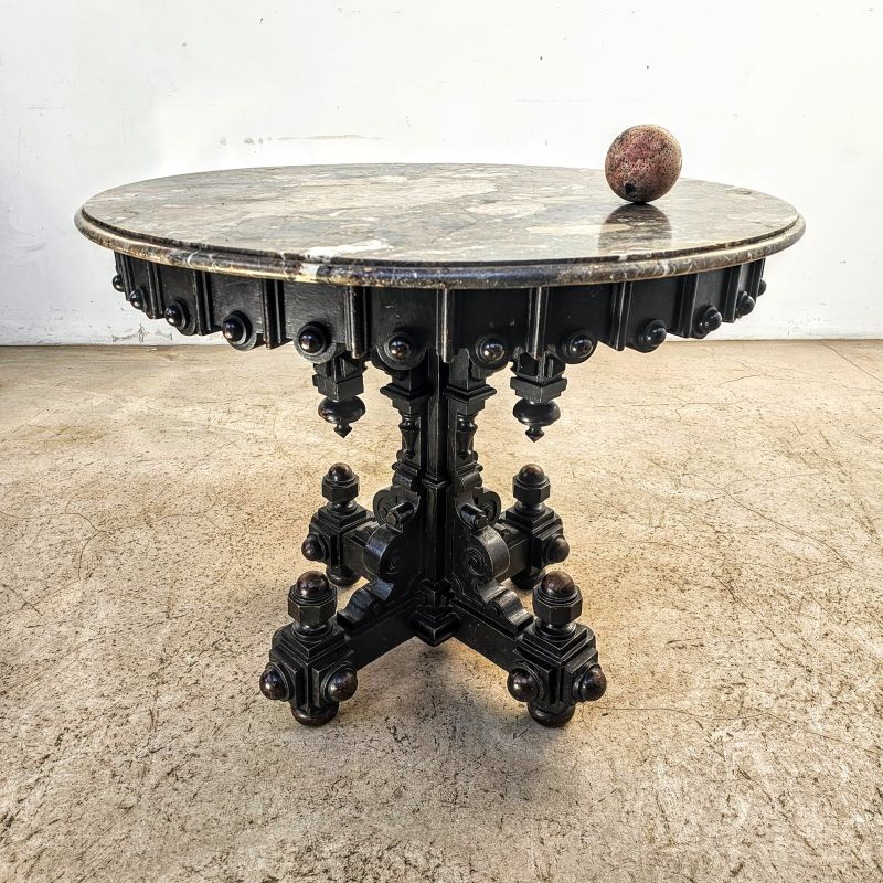 Superb 19th architectural pedestal table