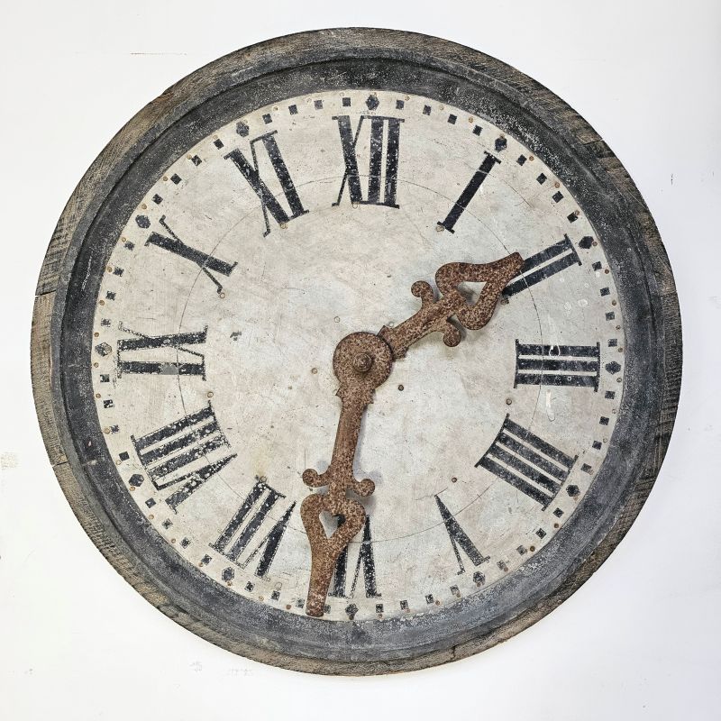 Beautiful 19th century zinc clock