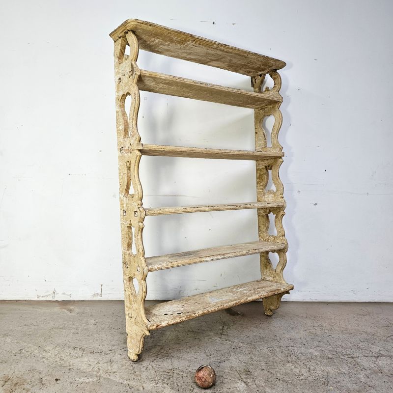 Nice 19th century estaminet wall shelf