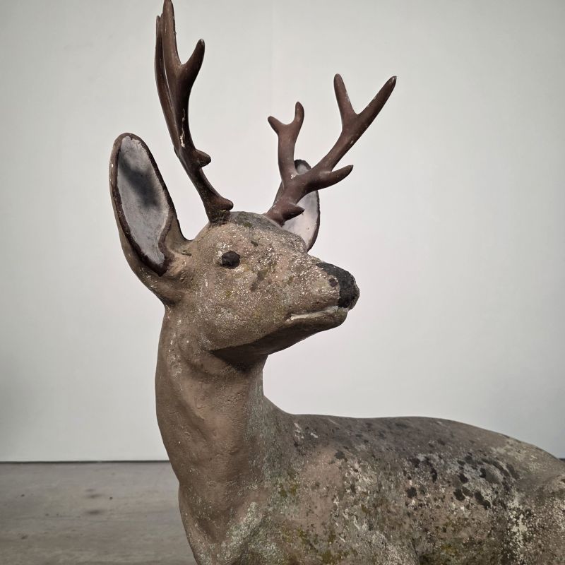 Nice concrete deer. Alternate view