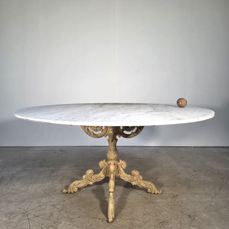 Huge cast iron garden table circa 1950