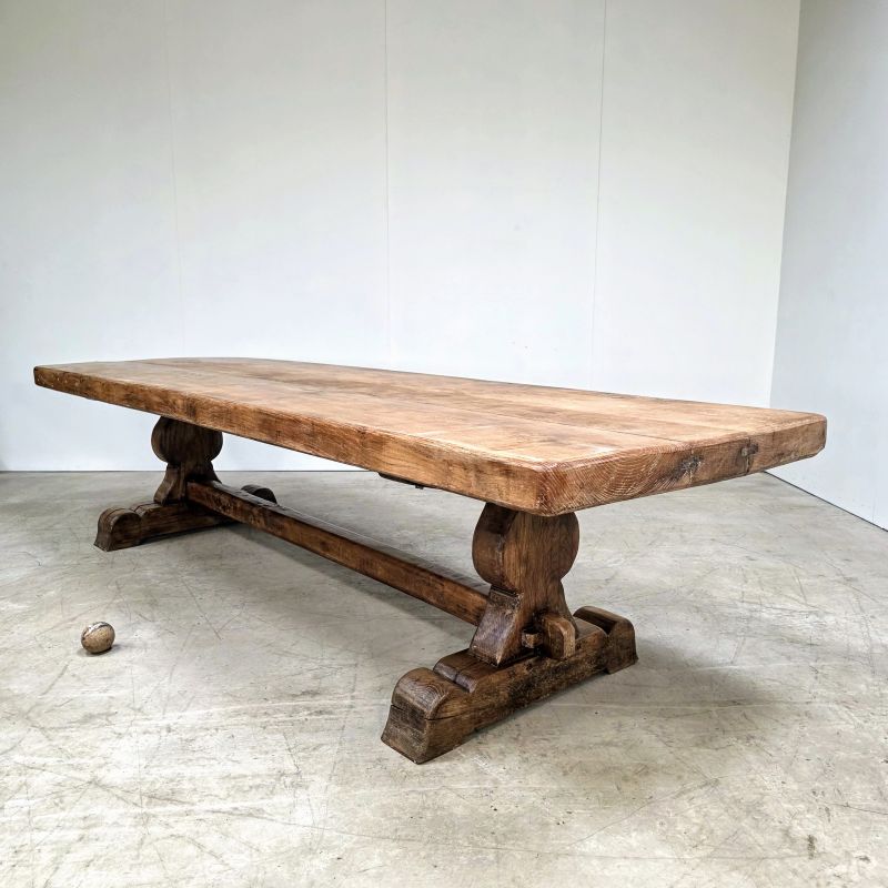 Large oak table