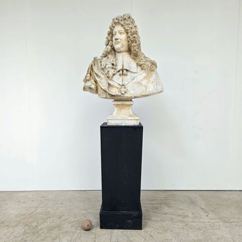 Large plaster 19th by François-Michel Le Tellier, Marquis de Louvois from the national museums