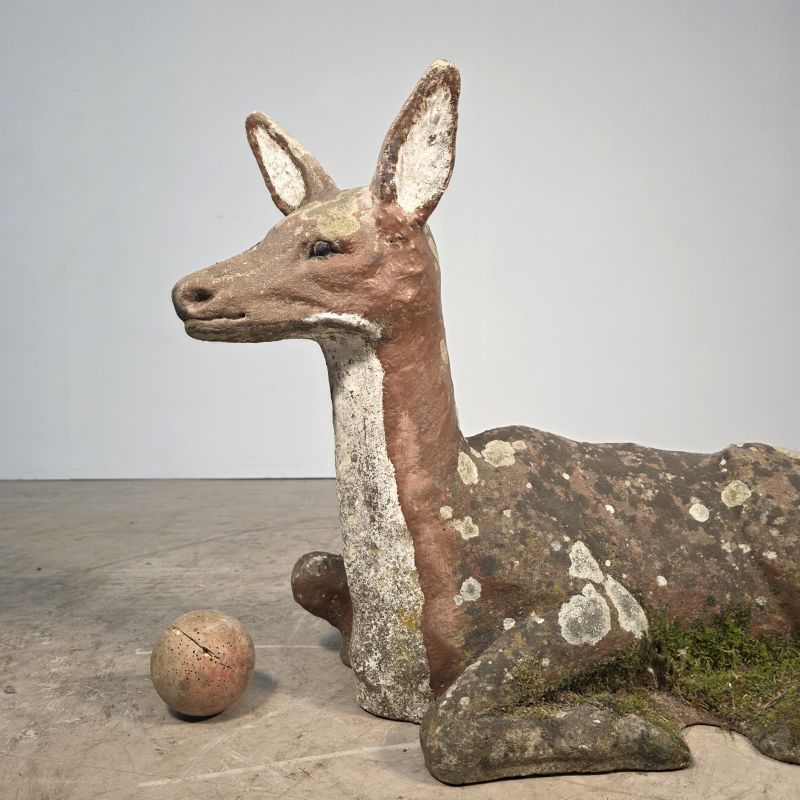 Joli biche en béton vers 1950. Autre prise de vue