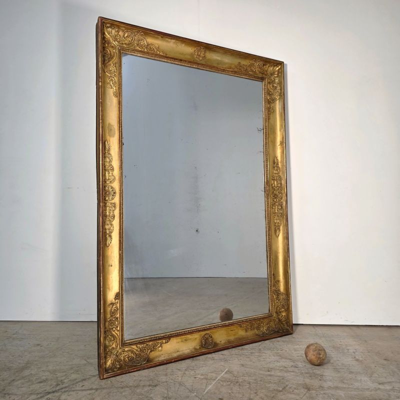 Large gilded Empire period mirror